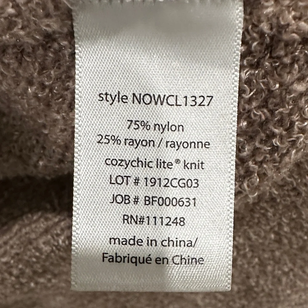 Barefoot Dreams CozyChic Lite  Brown Long Cardigan - Picture 13 of 13